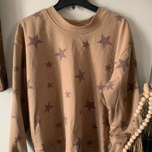Star design sweatshirt